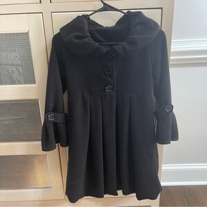 Classic Black Kids Coat